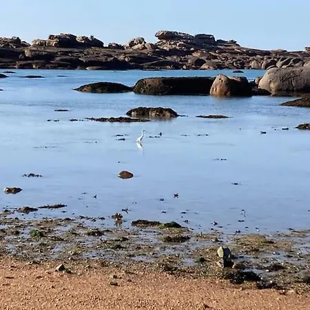 La Bernique Blanche De Perros Vue Mer 4 Personnes Exterior foto
